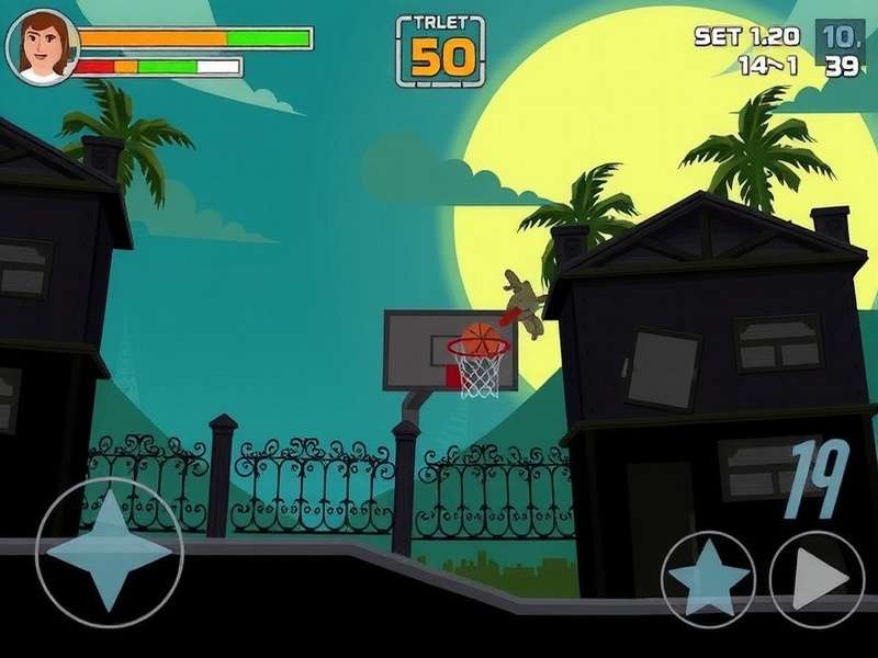 Intense Street Basketball Action in Slum Hoop Legendary Slum Hoop Legendary Gameplay Screenshot